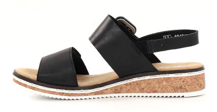 Rieker women's sandals V3667-00 black - Rieker women`s sandals - 135394 - 2