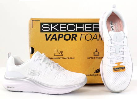 Skechers grå memory foam 2025