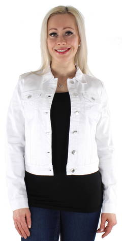 vero moda white denim jacket