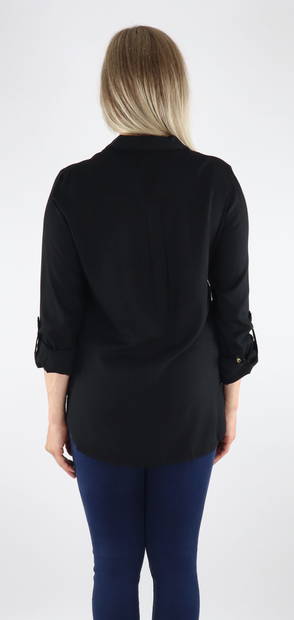 Vero Moda Shirt Bumpy, black - Women's shirts and blouses - 131524 - 2
