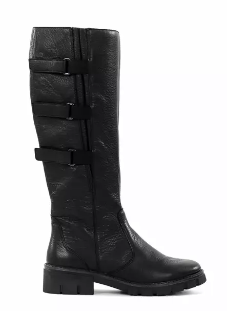 Ara women's leather boots with L-shaft 12-23107 black - Women's boots - 136944 - 1