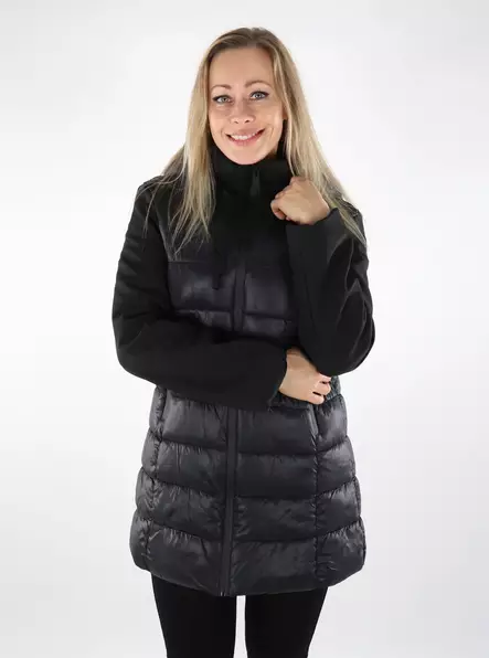 Only women's light top jacket Mix Puffer black - Women's light winter jackets - 137054 - 1