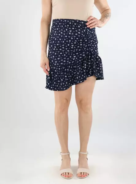 Only floral skirt night sky/ann flower - Skirts - 138264 - 1