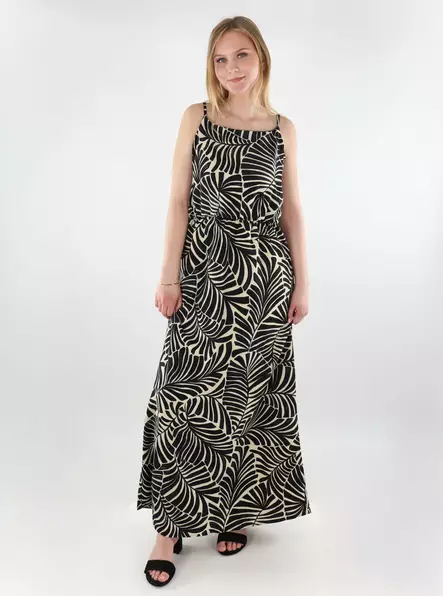 Only patterned maxi dress ONLNOVA Elite Strap black/611 la pal - Dresses and tunics - 138454 - 1