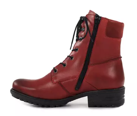 Topman women's leather ankle boots 46000 96 red - Women's ankle boots - 139384 - 2