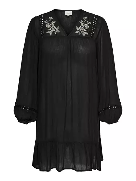 Only Carmakoma plus size tunic V-Neck Tunic Dress black/island fos - Dresses and tunics - 140144 - 1