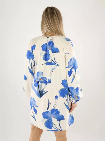 Only Dress bright white/big blue - Dresses and tunics - 140744 - 2