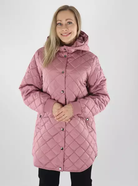 Vila Lightweight Padded Jacket VITATE L/S HOODED JACKET Nostalgia Rose - Women's light jackets - 142114 - 1