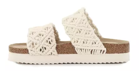 Duffy braided Mules 86-11201 beige - Women's mules - 138134 - 2