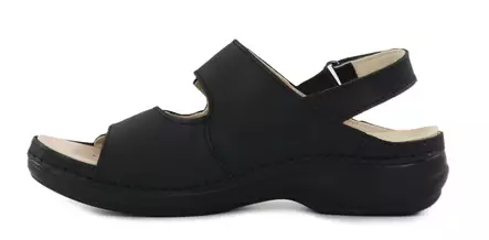 Machine washable genuine leather work shoes WG911 black - Women's work shoes - 112324 - 2