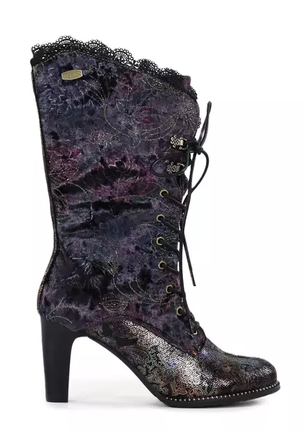Laura Vita women's boots Alcbaneo 351 violet - Women's boots - 139184 - 1