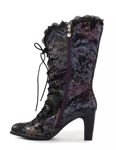 Laura Vita women's boots Alcbaneo 351 violet - Women's boots - 139184 - 2