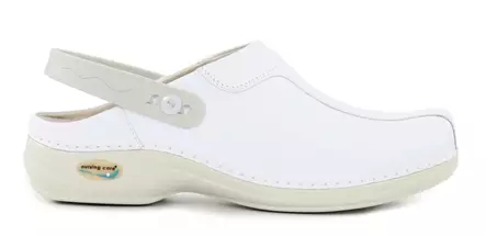 Nursing Care Machine Washable Genuine Leather Work Shoes WG2P10 Madrid White - Women's work shoes - 112204 - 1