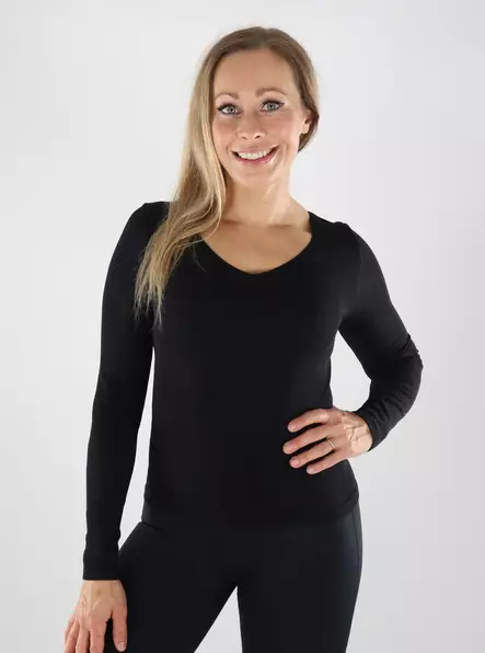 Only Play women's shirt 2-way black - Women's sports shirts - 139004 - 2