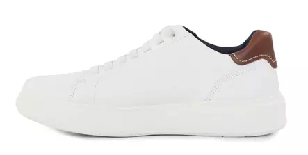 Pegada men's genuine leather sneakers 111901-01 branco - Men's sneakers - 140294 - 2