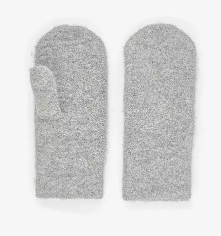 Pieces Mittens light grey - Women's beanies and gloves - 139224 - 1