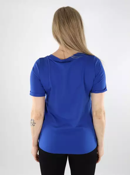 Pieces women's t-shirt V-Neck Solid surf the web - Women's T-shirts - 137834 - 2