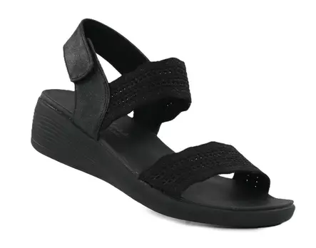 Skechers sandals 119559/BBK ARYA-FAVORITE FINDS black - Skechers women`s sandals - 141344 - 1