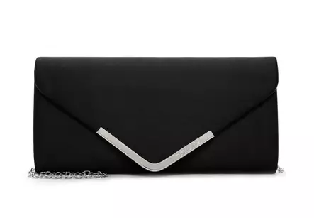 Tamaris party bag 30454100 black satin - Handbags - 139494 - 1
