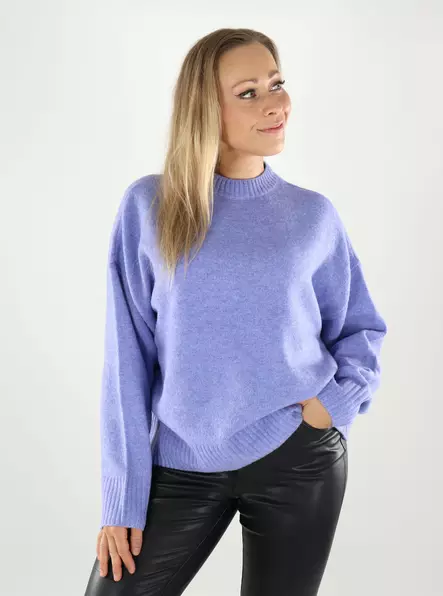 Vero Moda women's sweater VMBOOM Pullover jacaranda - Women's knitwear - 139024 - 1