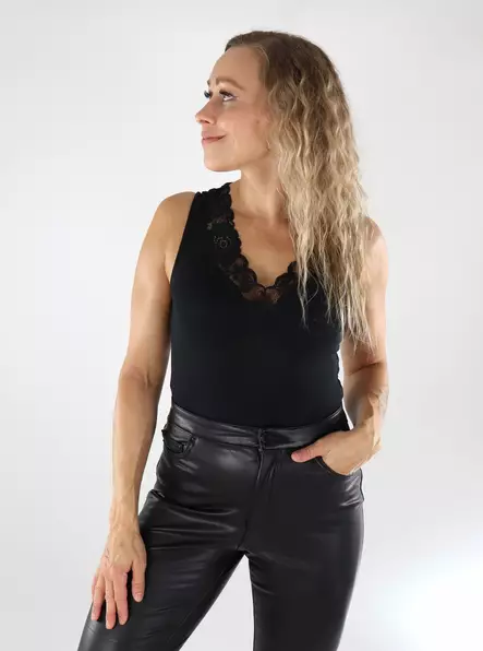 Vero Moda women's top V-Neck black - Women's tank tops - 139044 - 1