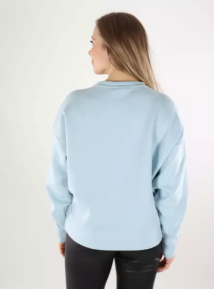 Vila women's sweatshirt VIREFLECT EMB Minimalism winter sky - Women's hoodies and colleges - 140034 - 2