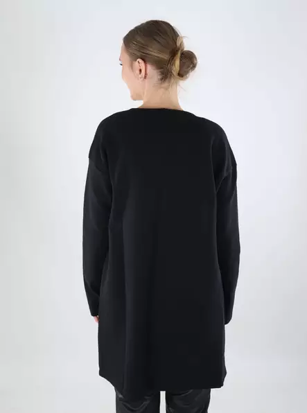 Vila women's cardigan/jacket VIGARDEN Long black beauty - Women's knitwear - 140124 - 2