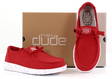 HEYDUDE Shoes Wendy slub Canvas red - Women's walking shoes - 133674 - 2