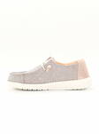 HEYDUDE women's shoes Wendy Metallic Sparkle rose gold - Women's walking shoes - 136204 - 3