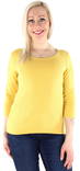 JDY Shirt zip 3/4, Yellow - Women's long sleeved shirts - 125604 - 1