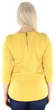 JDY Shirt zip 3/4, Yellow - Women's long sleeved shirts - 125604 - 2