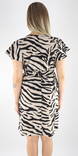 JDY Dress short ecru/black animal - Dresses and tunics - 132024 - 2