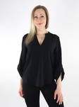 JDY women's shirt 7/8 black - Women's long sleeved shirts - 135584 - 1