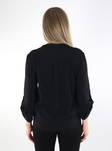 JDY women's shirt 7/8 black - Women's long sleeved shirts - 135584 - 2