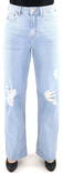 JDY Jeans hw destroy wide, light blue - Women's jeans - 131274 - 1