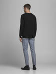 Jack&Jones Sweater Mark merino, black - Men's knitwear - 129924 - 2