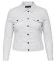 Only Carmakoma Denim Jacket Wespa white - Women's denim jackets - 128574 - 5