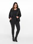 Only Carmakoma Lightweight Quilted Jacket Tahoe black - Women's light winter jackets - 134024 - 2