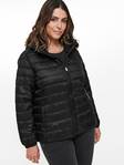 Only Carmakoma Lightweight Quilted Jacket Tahoe black - Women's light winter jackets - 134024 - 4