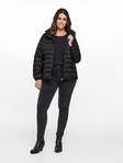 Only Carmakoma Lightweight Quilted Jacket Tahoe black - Women's light winter jackets - 134024 - 5