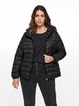 Only Carmakoma Lightweight Quilted Jacket Tahoe black - Women's light winter jackets - 134024 - 1