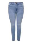 Only Carmakoma Jeans hw light blue - Women's jeans - 132774 - 5