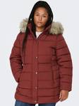 Only Carmakoma Jacket spiced apple - Women's winter jackets - 132134 - 1