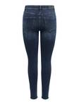Only Jeans Blush life mid rea409, Dark Blue - Women's jeans - 126654 - 7