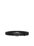 Only Belt Rasmi pu, Black/Silver - Women's belts - 126664 - 1