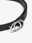Only Belt Rasmi pu, Black/Silver - Women's belts - 126664 - 2