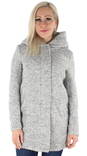 Only women's wool Coat, Light Gray - Women's wool coats - 129284 - 1