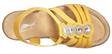 Rieker Wedge Sandals V3572-68, Yellow - Rieker women`s sandals - 128214 - 3