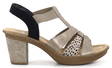 Rieker Sandals 665K3-60 beige - Rieker women`s sandals - 133364 - 1