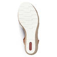 Rieker Wedge Sandals 61995-81, Brown - Rieker women`s sandals - 130604 - 5